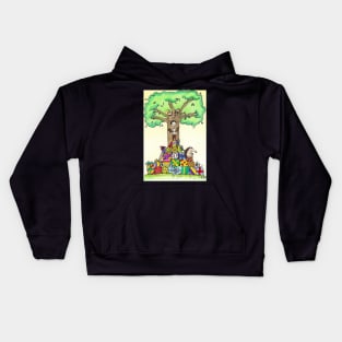 The animals Birthday Surprise Kids Hoodie